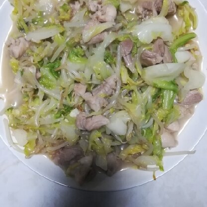 鶏ガラの味が効いていつも以上に食欲が進みました!!